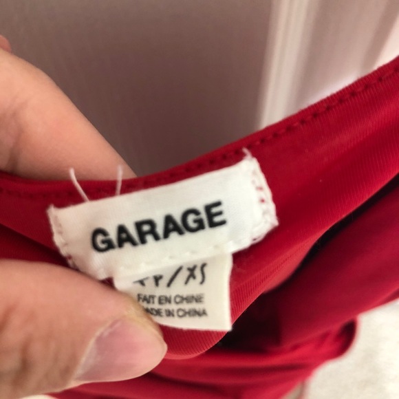 Garage Red Bodycon Dress - Picture 2 of 2